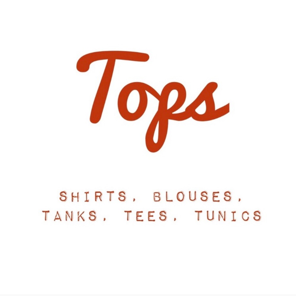 Check out the tops in my closet!